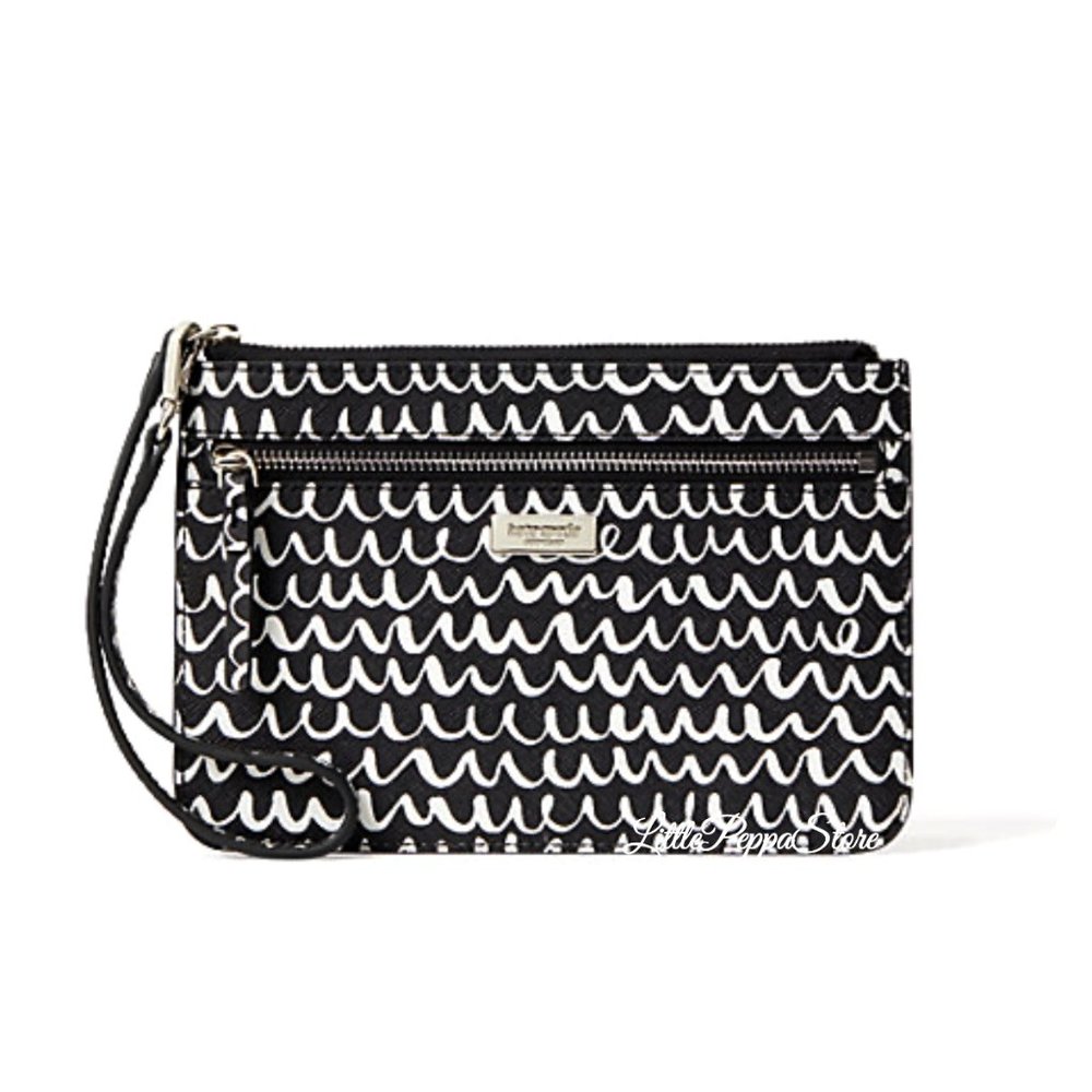 KATE SPADE SHORE STREET POP SCALLOP TINIE WRISTLET
